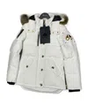 Moose Knuckles Hooded Cotton Suit In White