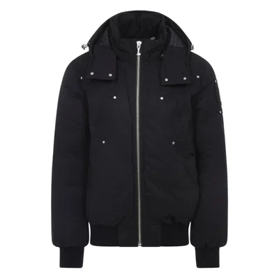 Moose Knuckles Original Ballistic Bomber In Black