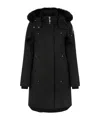 Moose Knuckles Stirling Parka Jacket In Black