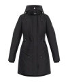 Moose Knuckles Logo-engraved Coat In Black