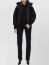 Moose Knuckles Hooded Down Jacket With Pom-poms