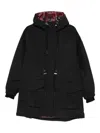 Moose Knuckles Hooded Jacket In Black