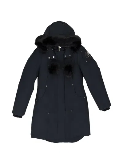 Moose Knuckles Hooded Parka Coat In Multi