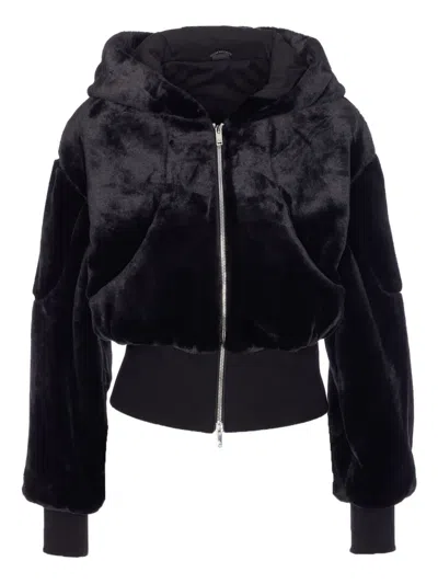 MOOSE KNUCKLES HOODED PATCH-POCKET JACKET