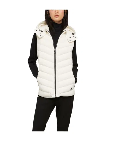 Moose Knuckles Hooded Quilted Gilet In White