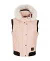 Moose Knuckles Liberty Hooded Bodywarmer In Nude