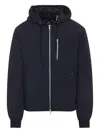 Moose Knuckles Northdale Fzip Jacket In Blue