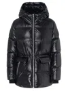 MOOSE KNUCKLES HOODED ZIP-UP DOWN JACKET