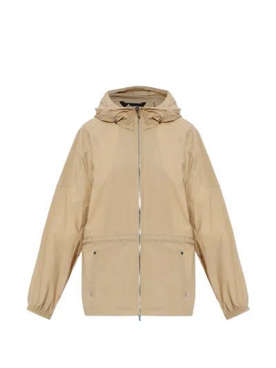 Moose Knuckles Hooded Zip-fastening Coat In Nude