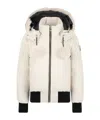 Moose Knuckles Long-sleeved Cotton-padded Jacket In White