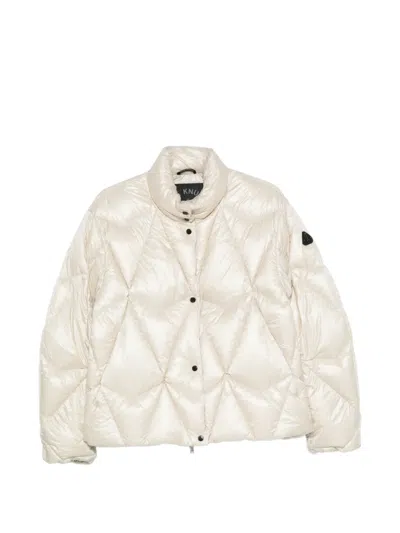 Moose Knuckles Iceberg Diamond-quilted Padded Jacket In Green