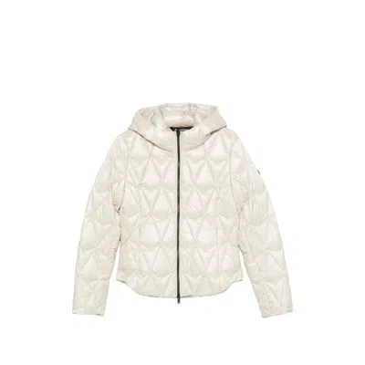 Moose Knuckles Iceberg Quilted Hooded Jacket In Animal Print
