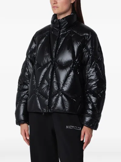 Moose Knuckles Iceberg Quilted Puffer Jacket In Black