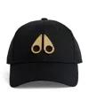 Moose Knuckles Icon Logo Baseball Cap In Black
