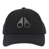 Moose Knuckles Logo Icon Cap Black Nickel In Black