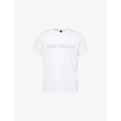 Moose Knuckles Ilky Way Conway Logo-print Cotton-jersey T-shirt In White