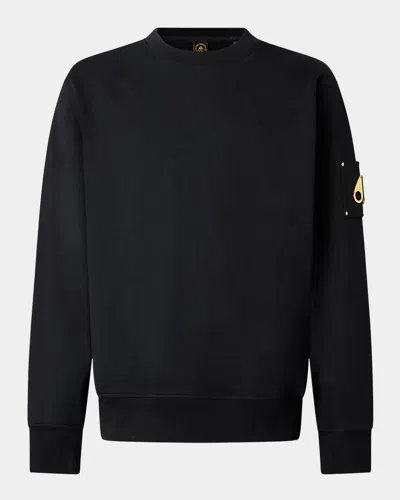 Moose Knuckles Interlock Sportswear Snyder Cotton Regular-fit Sweatshirt In Animal Print