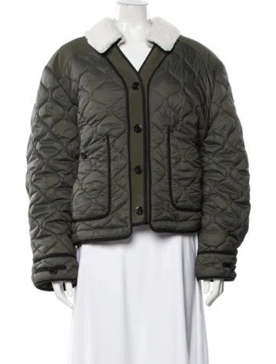 Pre-owned Moose Knuckles Jacket In Green