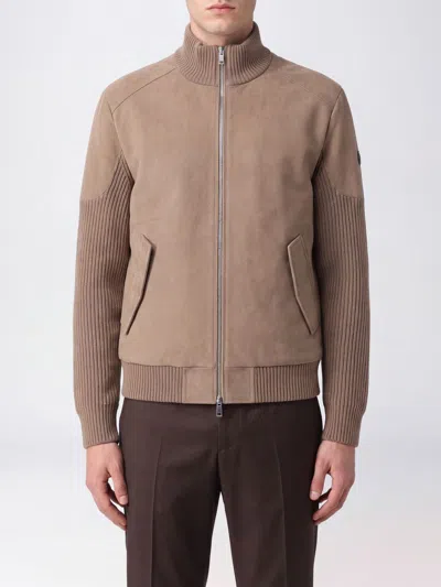 Moose Knuckles Jacket Men Color Beige In Neutral