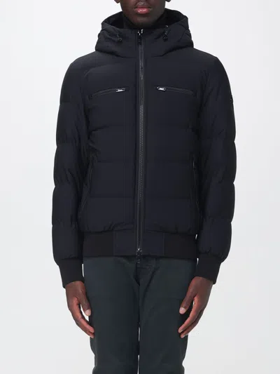 Moose Knuckles Jacket Men Color Black In Animal Print