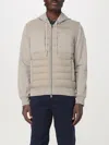 Moose Knuckles Long Sleeve Down Jacket In Beige