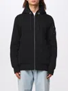 Moose Knuckles Classic Bunny Zip-up Hoodie In Black