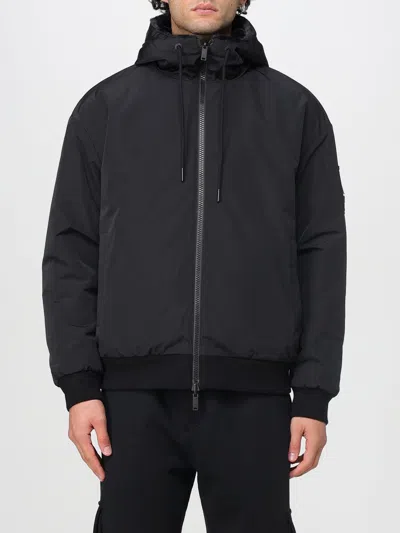 Moose Knuckles Roland Reversible Organic Cotton Jacket In Black
