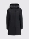 Moose Knuckles Black Recycled Polyester Parka In Black