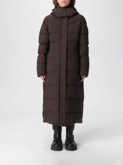 Moose Knuckles Hooded Padded Jocada Parka In Brown