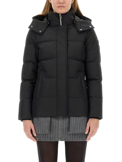 Moose Knuckles Jacket With Logo In Schwarz