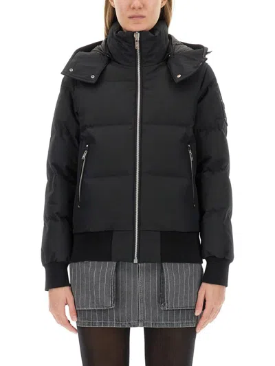 Moose Knuckles Women's Jacket With Logo In Black