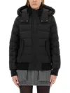 Moose Knuckles Jacket With Logo In Black
