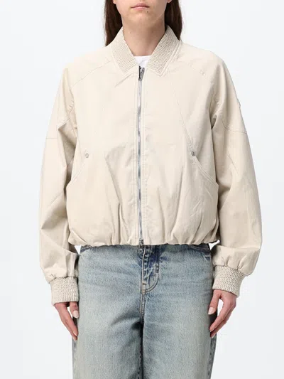 Moose Knuckles Jacket Woman Color Beige In White