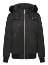Moose Knuckles Ballistic Faux-fur Trimmed Bomber Jacket