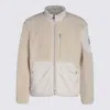 Moose Knuckles Cream Casual Jacket In Neutral