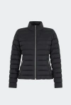 Moose Knuckles Gemma Air Down Slim Puffer Jacket In Black