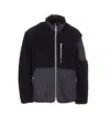 Moose Knuckles High Neck Down Jacket Pockets In Black