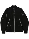 Moose Knuckles Courville Bomber Jacket For Men In Black