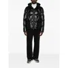 Moose Knuckles Quilted Hooded Jacket In Black