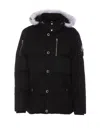 Moose Knuckles 3q Cotton Down Jacket In Black