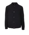 Moose Knuckles 'marble' Black Jacket With Logo Patch On The Sleeve In Viscose Blend Woman In Black