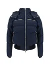 Moose Knuckles Cloud Neoshear Down Jacket In Blue