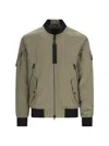 Moose Knuckles Courville Bomber Jacket In Green