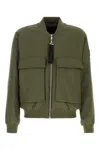 Moose Knuckles Alder Twill Bomber Jacket In Green