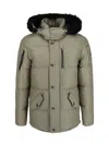 Moose Knuckles Neoshear Down Jacket In Green