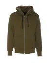 Moose Knuckles Classic Bunny Hybrid Sweatshirt In Green