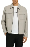 Moose Knuckles Jacques Water Repellent Shirt Jacket In Dusk