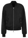 Moose Knuckles Women's Jet Bomber - Reversible Bomber In Black