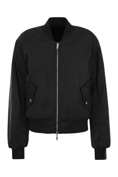 Moose Knuckles Jet Bomber - Reversible Bomber In Black