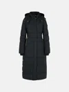 Moose Knuckles 'jocada' Long Black Polyamide Blend Down Jacket In Black